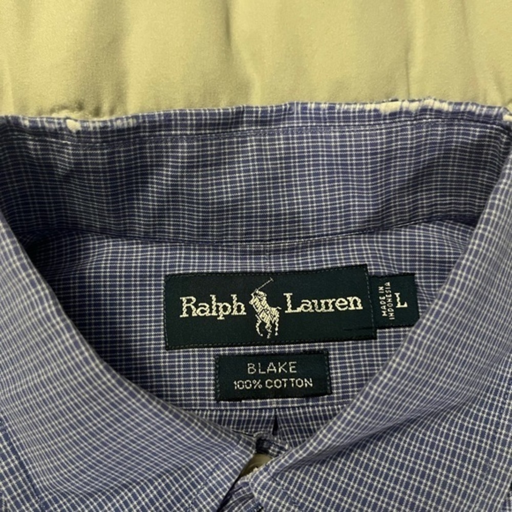 Ralph Laure Blake Blue Button Down size Medium - Picture 3 of 5